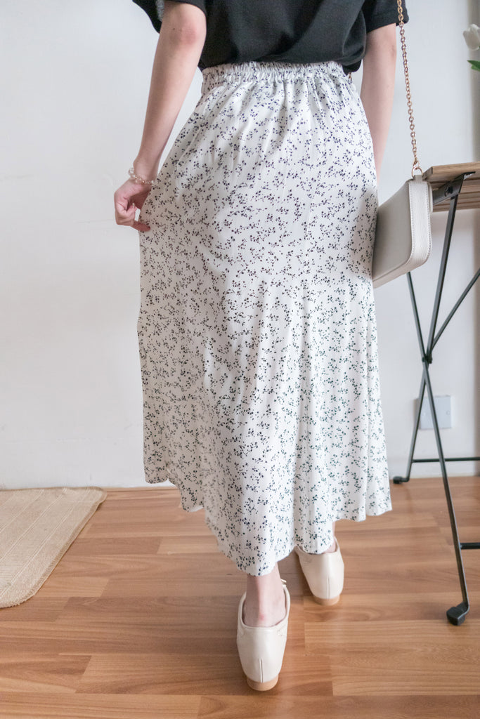 Shadow fishtail 影子印花輕盈日常魚尾裙擺, Skirt/ SK8714 (mint sold out)