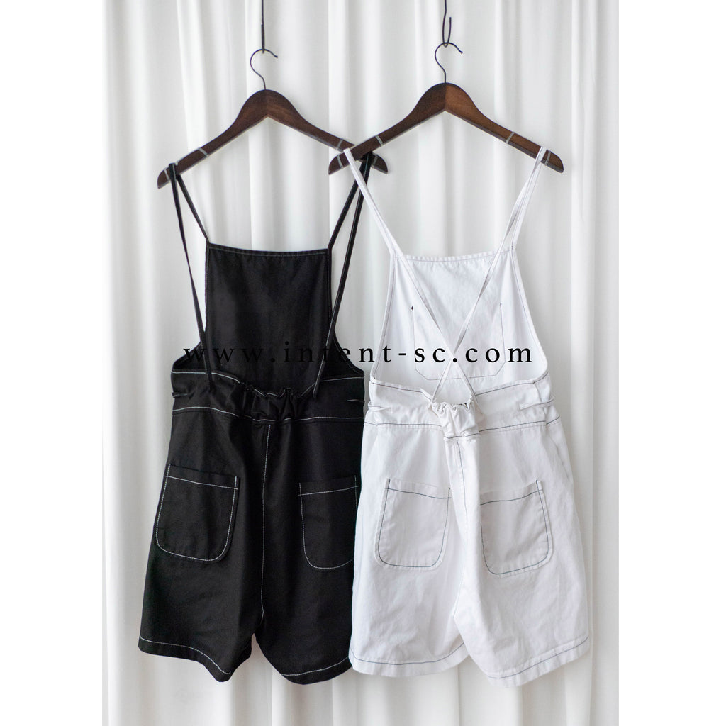 Jumpsuit 隨性車線可調帶子修腰連身褲, Jumpsuit/ DS9279