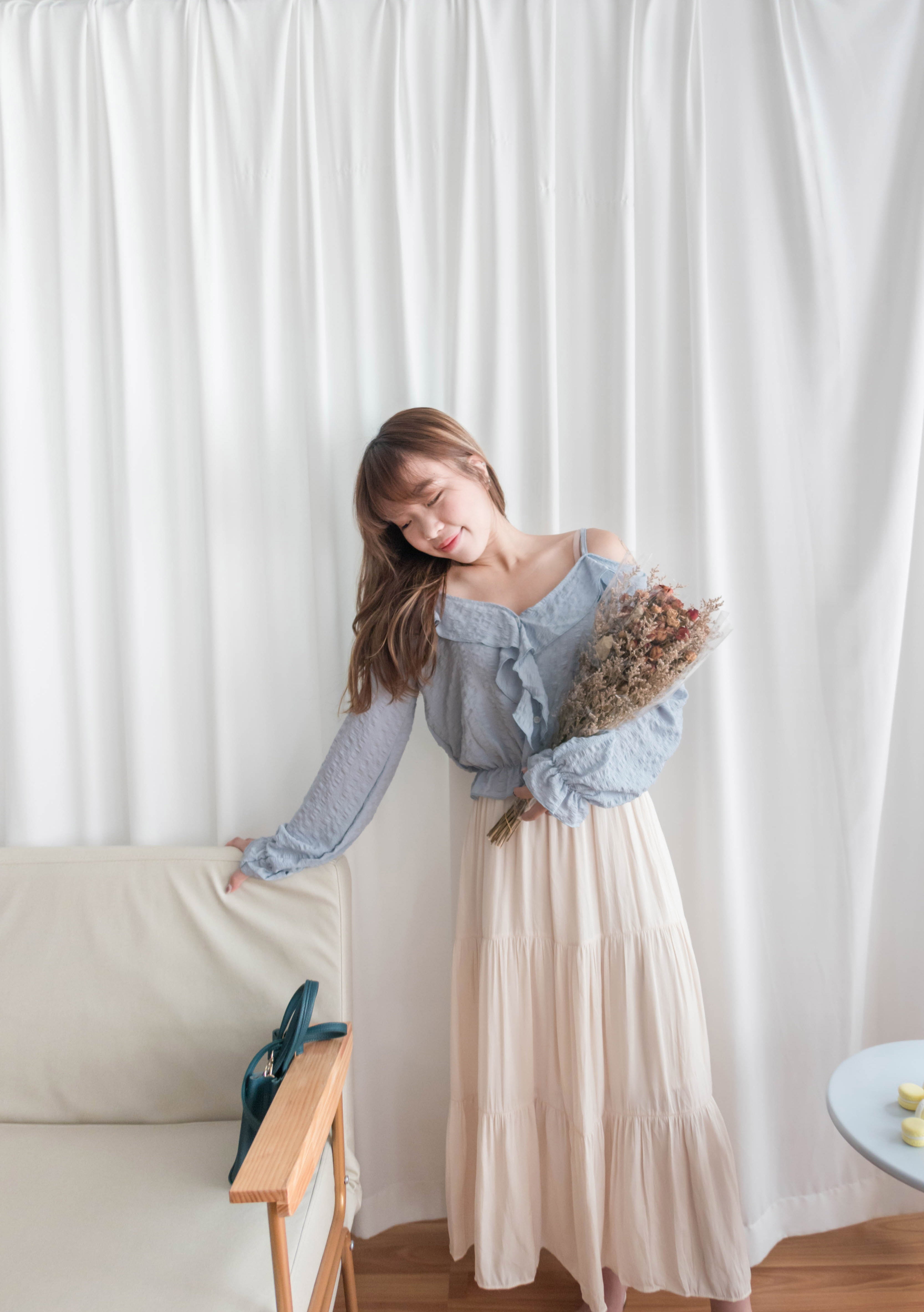 Fairy Touch 優雅高質垂感仙氣飄飄傘裙, Skirt/ SK8732