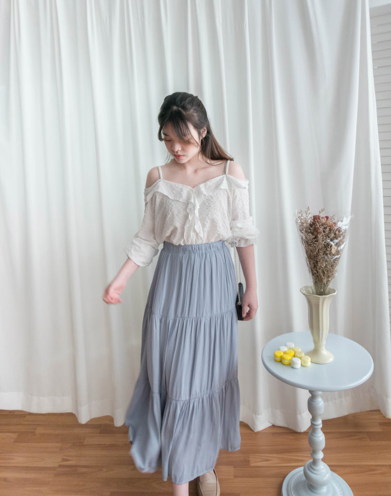Fairy Touch 優雅高質垂感仙氣飄飄傘裙, Skirt/ SK8732