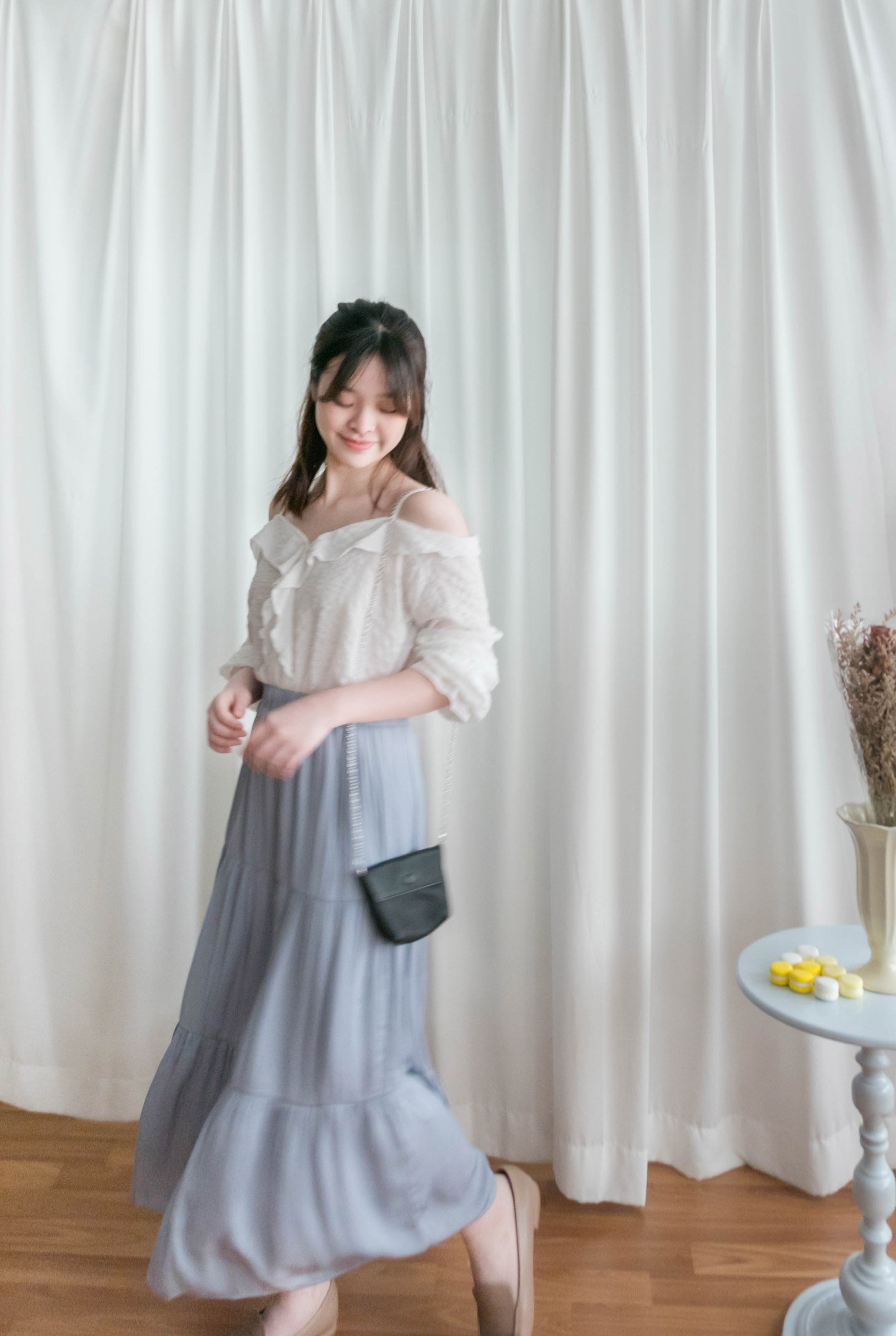 Fairy Touch 優雅高質垂感仙氣飄飄傘裙, Skirt/ SK8732