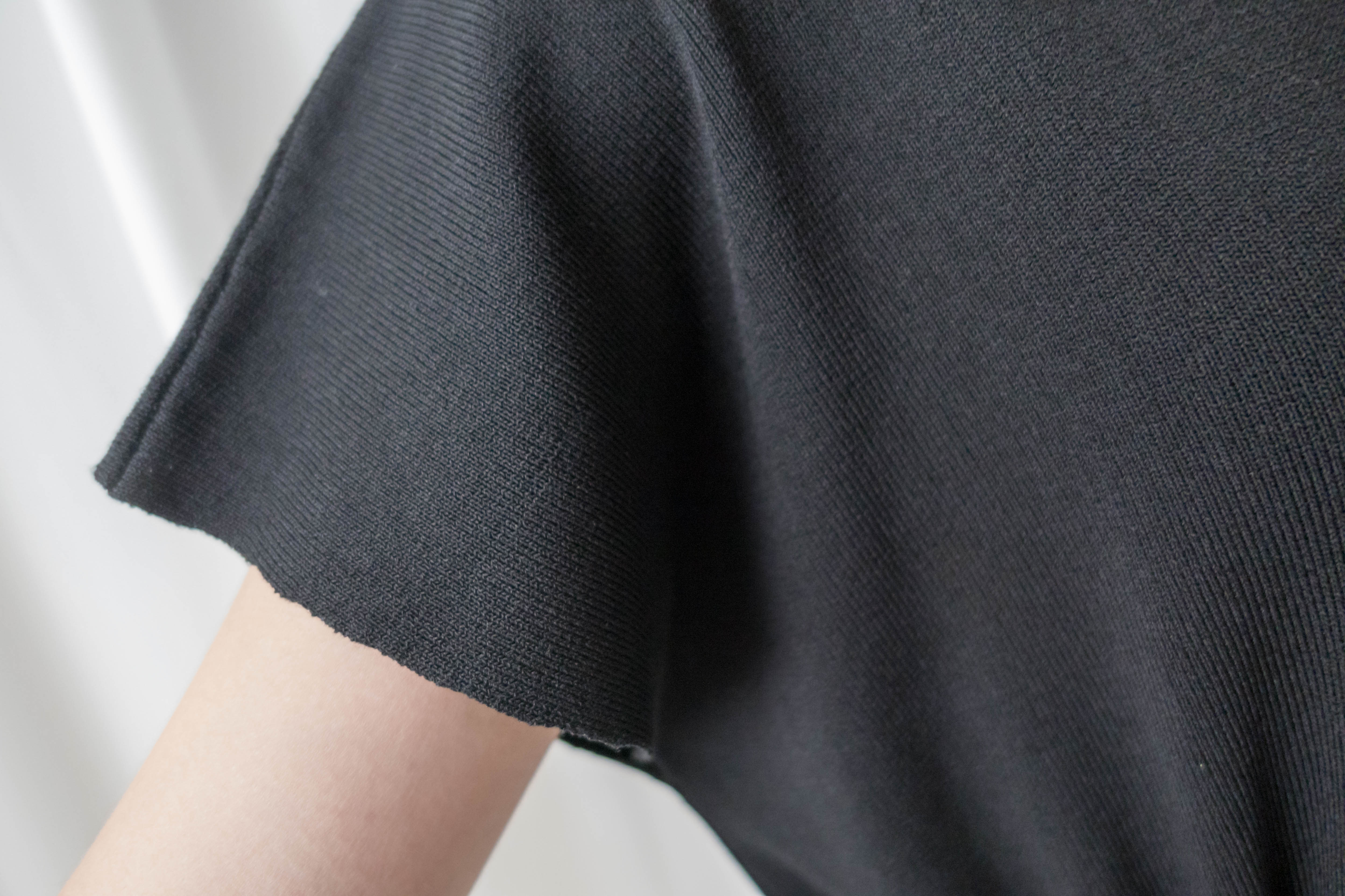 (售完即止款) Knit V領線料彈性氣質修腰溫柔連身裙, Dress/ DS9322 (Steelblue sold out)