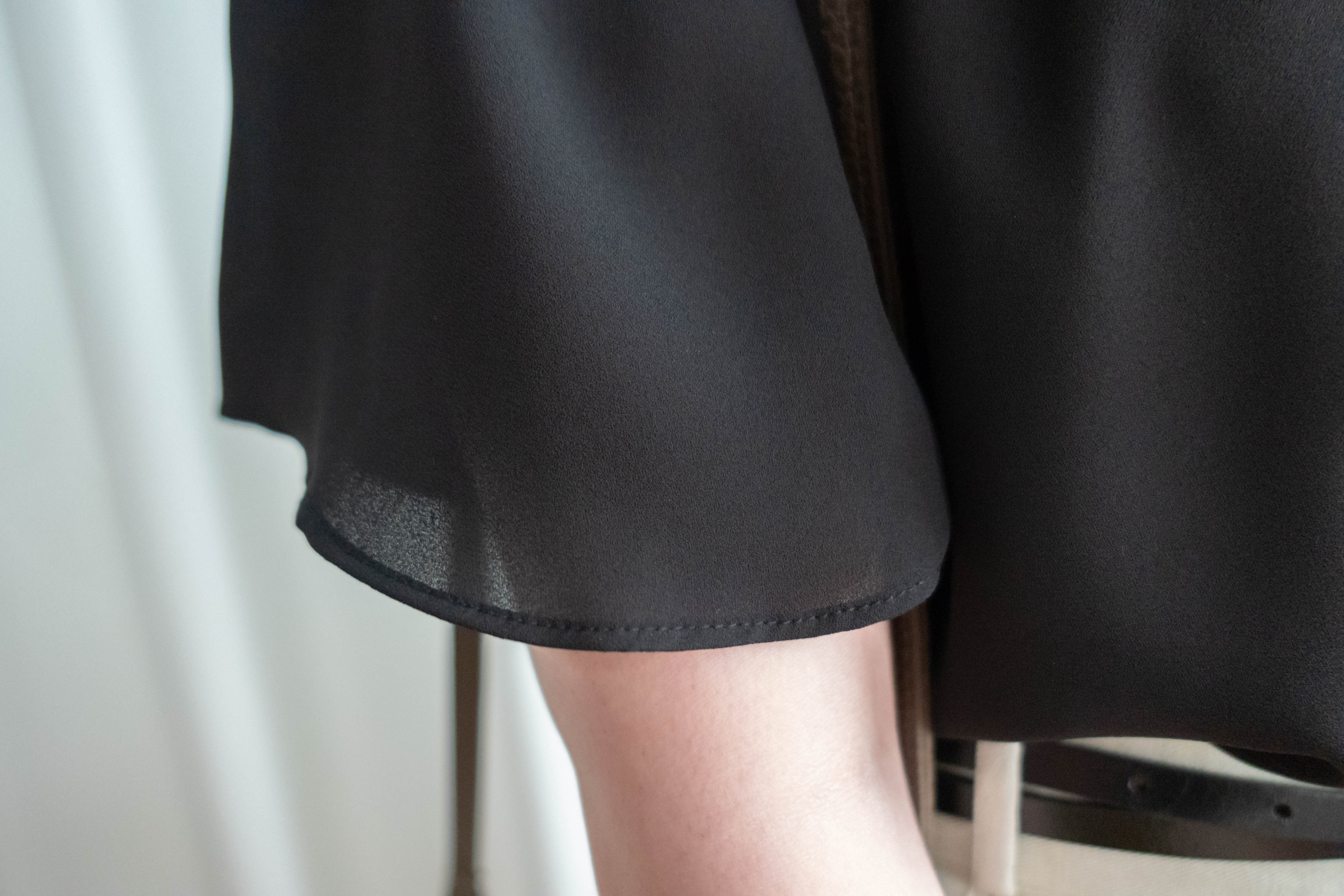 Square Ribbon 雪紡方領絲帶傘袖, Blouse/ BU8964