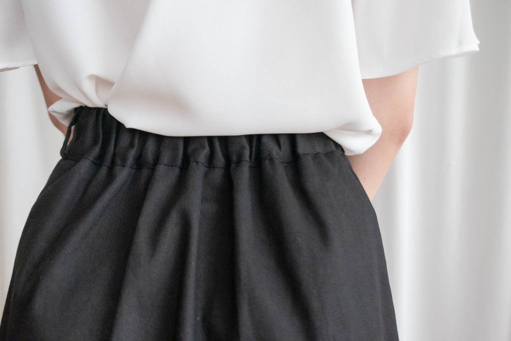 Pleated Midi 百搭純色內百褶中長裙, Skirt/ SK8737