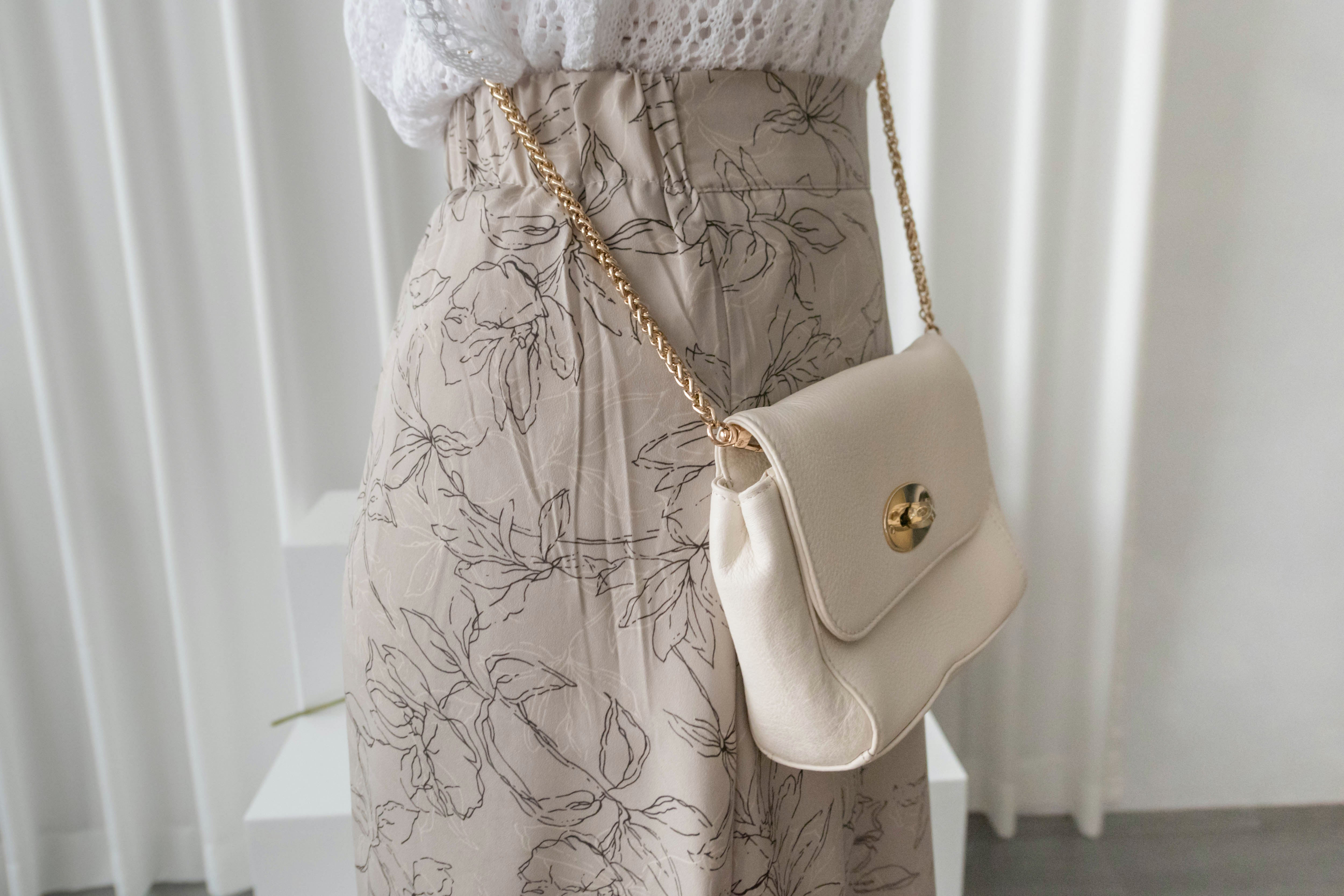 Blooming Tulip 優雅線條盛放鬱金香微傘裙, Dress/ SK8738