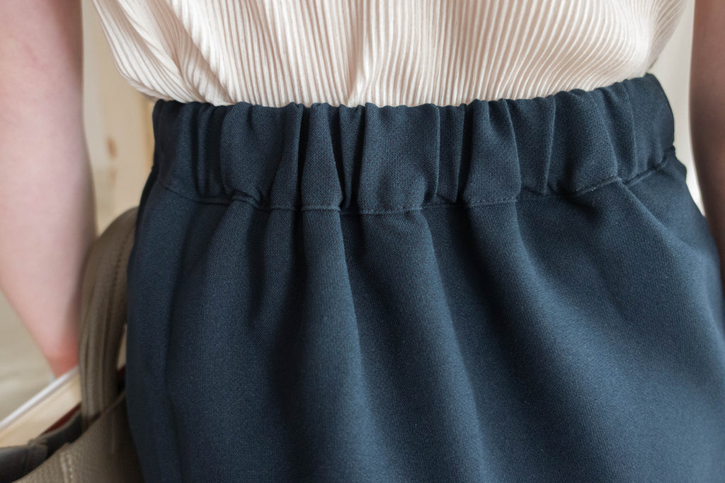 Pleated Ribbon 交疊內百摺蝴蝶結高腰半身裙, Skirt/ SK8739 (奶茶 BurlyWood sold out)