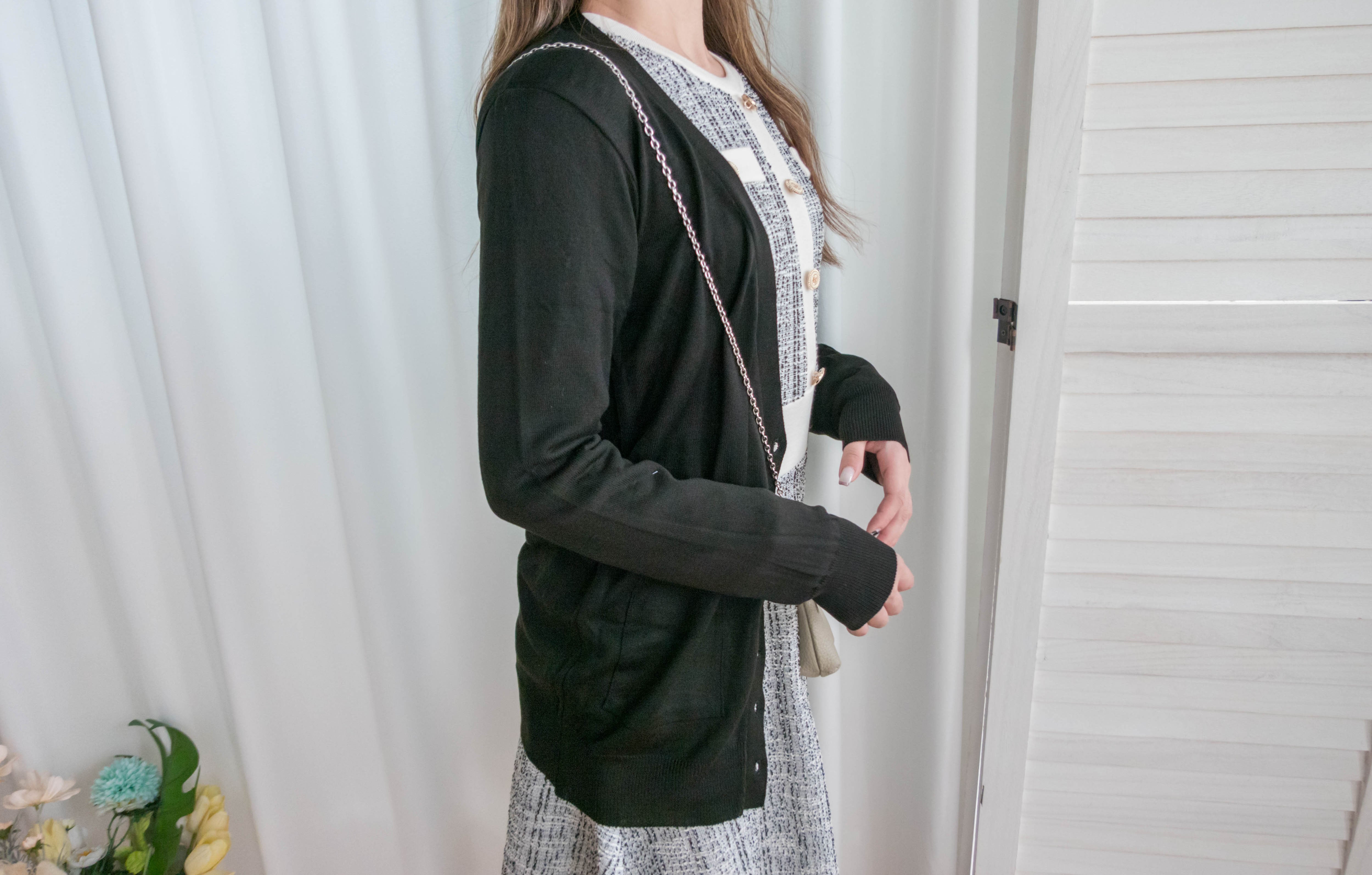 Thin Knit 溫柔百搭雙口袋薄針織中長外套, Cardigan / CD8121 (Wine Darkred sold out)