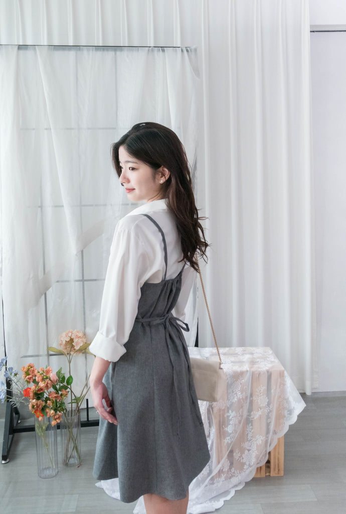 Neat Feminine 不易皺白色弧形衣尾百搭恤衫, Shirt / BU8966