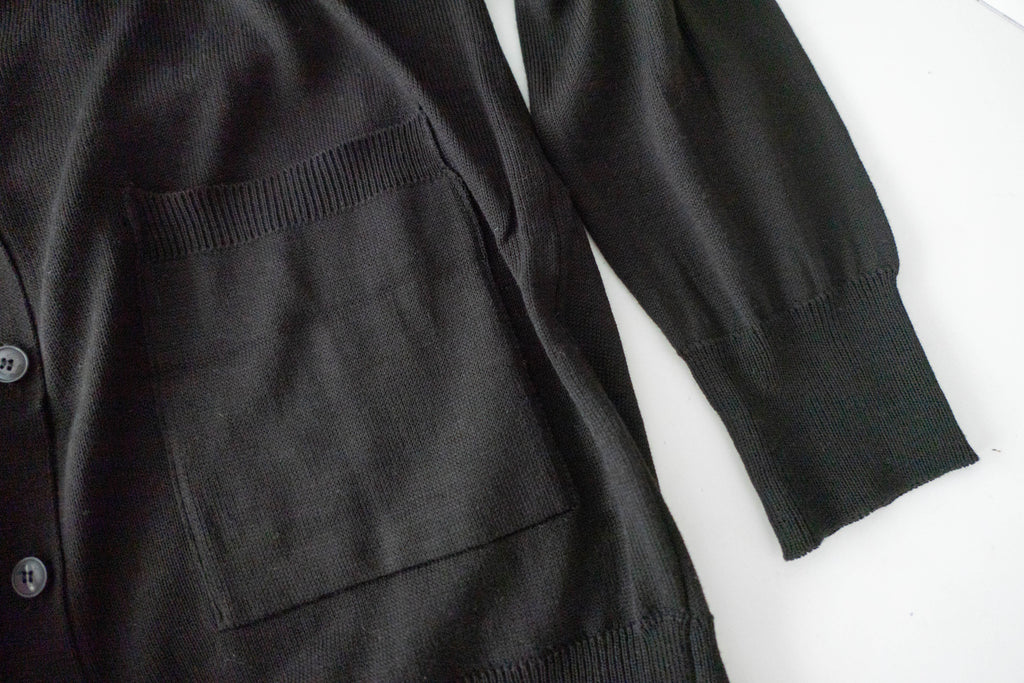 Thin Knit 溫柔百搭雙口袋薄針織中長外套, Cardigan / CD8121 (Wine Darkred sold out)