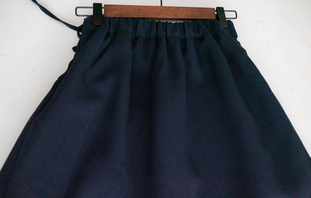 Pleated Ribbon 交疊內百摺蝴蝶結高腰半身裙, Skirt/ SK8739 (奶茶 BurlyWood sold out)