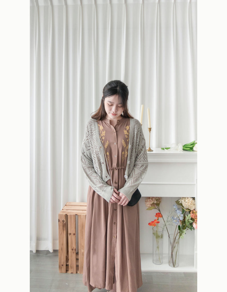 Weave 氣質幾何織紋通花外套, Cardigan/ CD8123