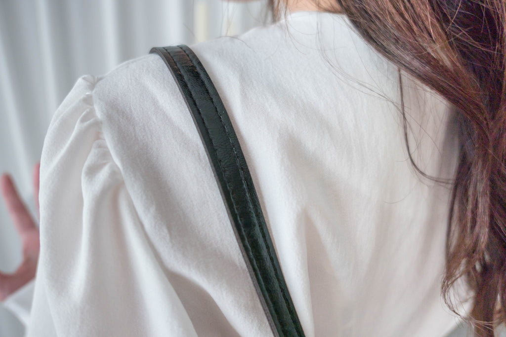 !Limited best deal! Ruffle collar 日常花邊方領口雪紡棉上衣, Blouse/ BU8971