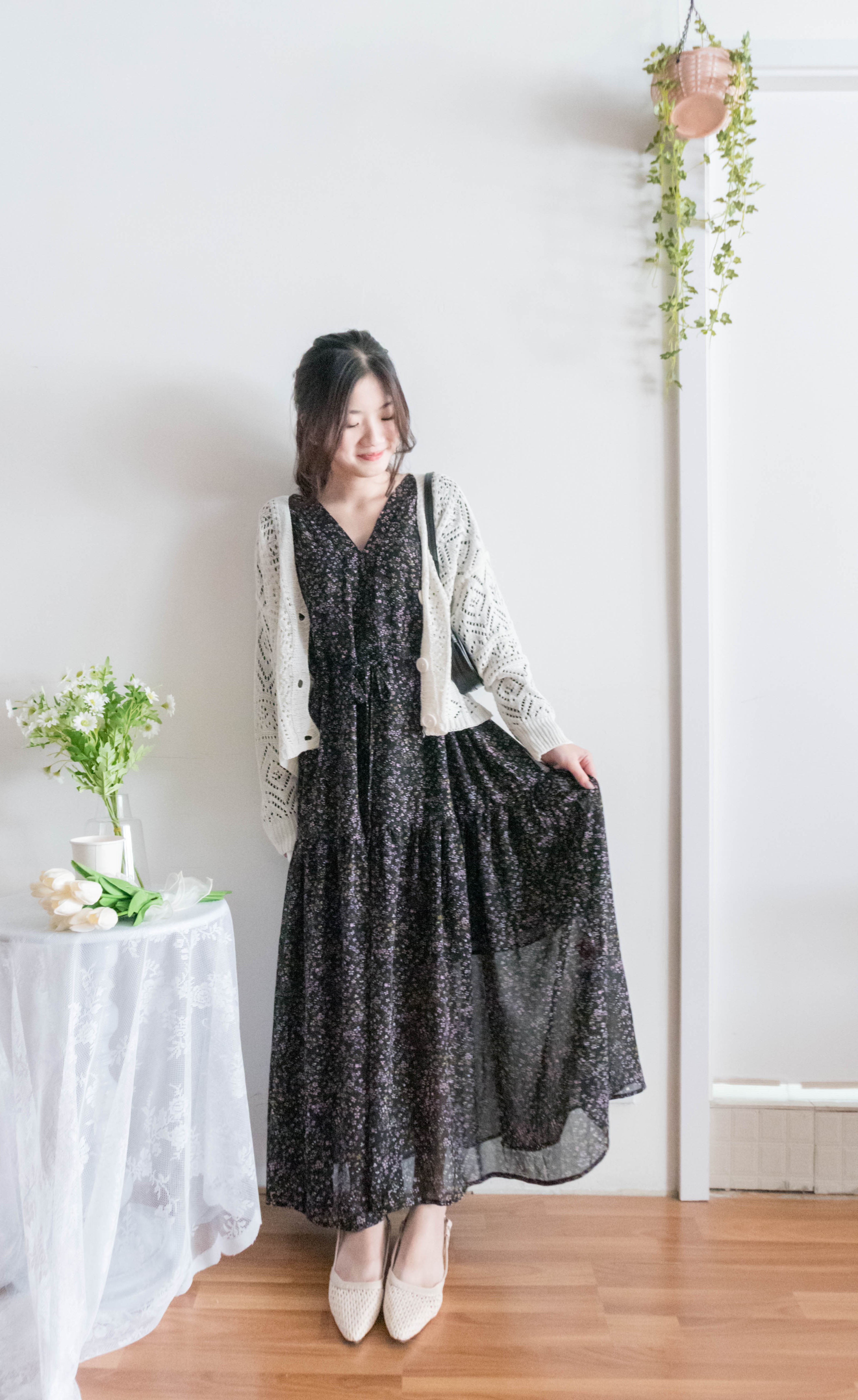 Weave 氣質幾何織紋通花外套, Cardigan/ CD8123