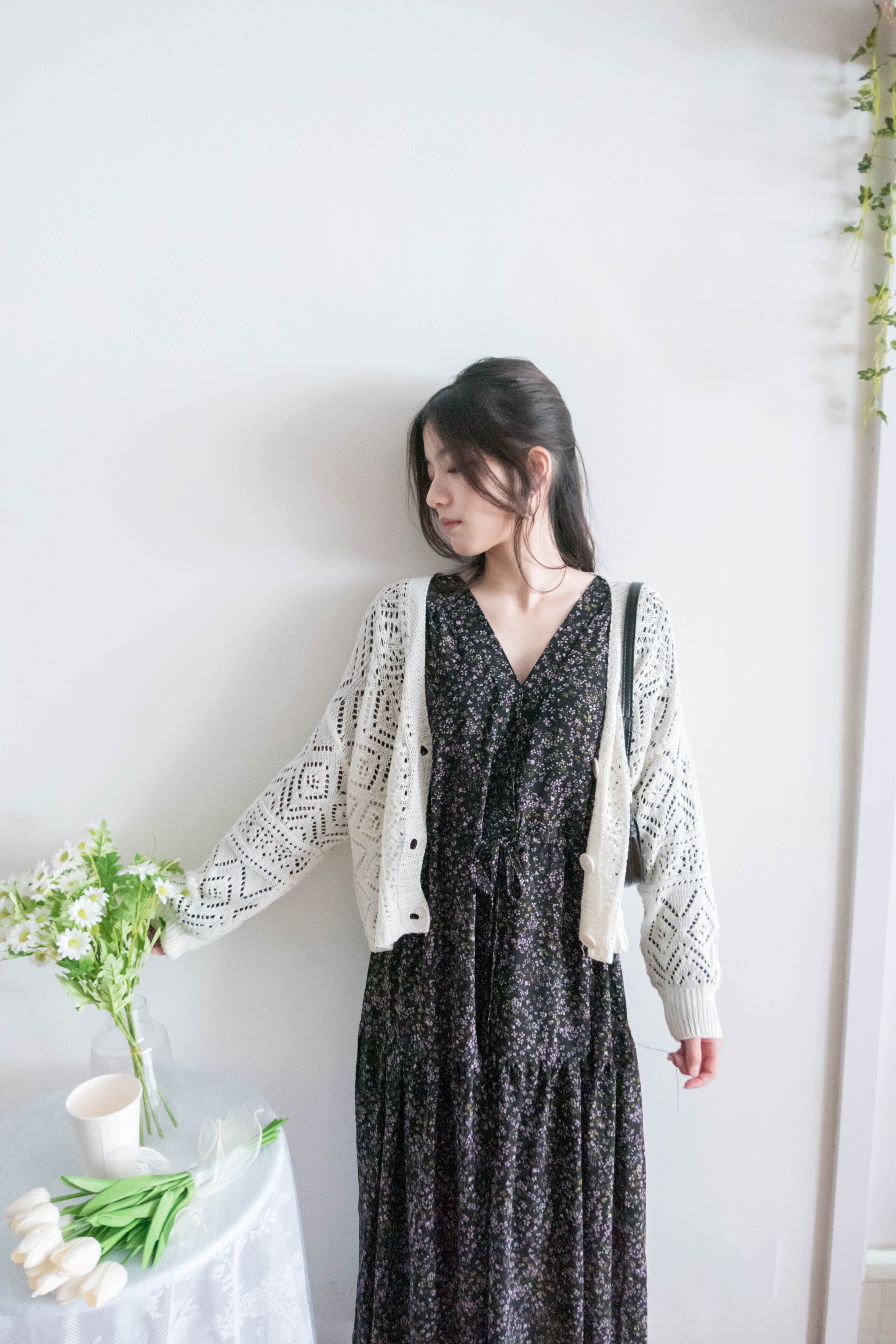 Weave 氣質幾何織紋通花外套, Cardigan/ CD8123