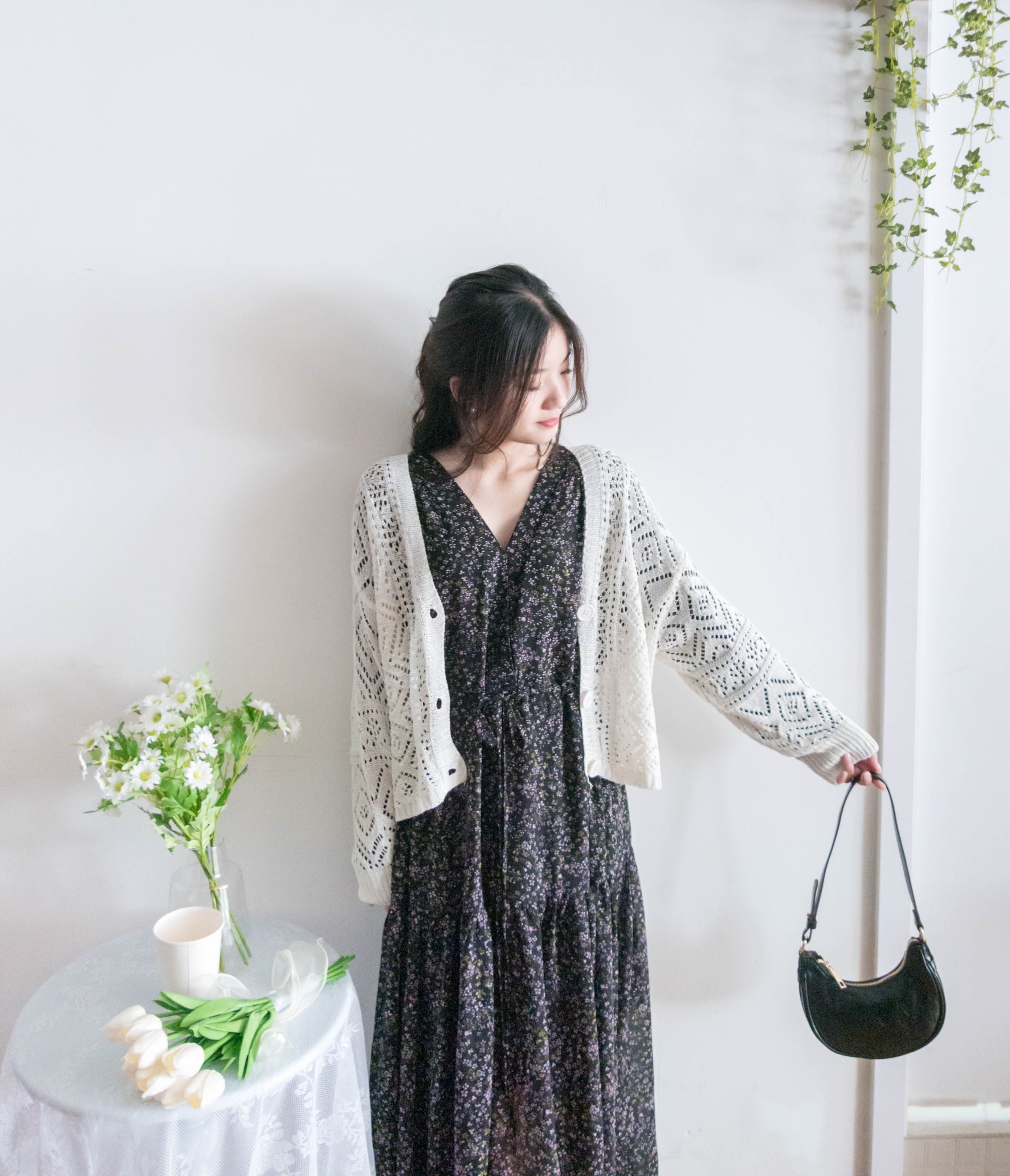 Weave 氣質幾何織紋通花外套, Cardigan/ CD8123