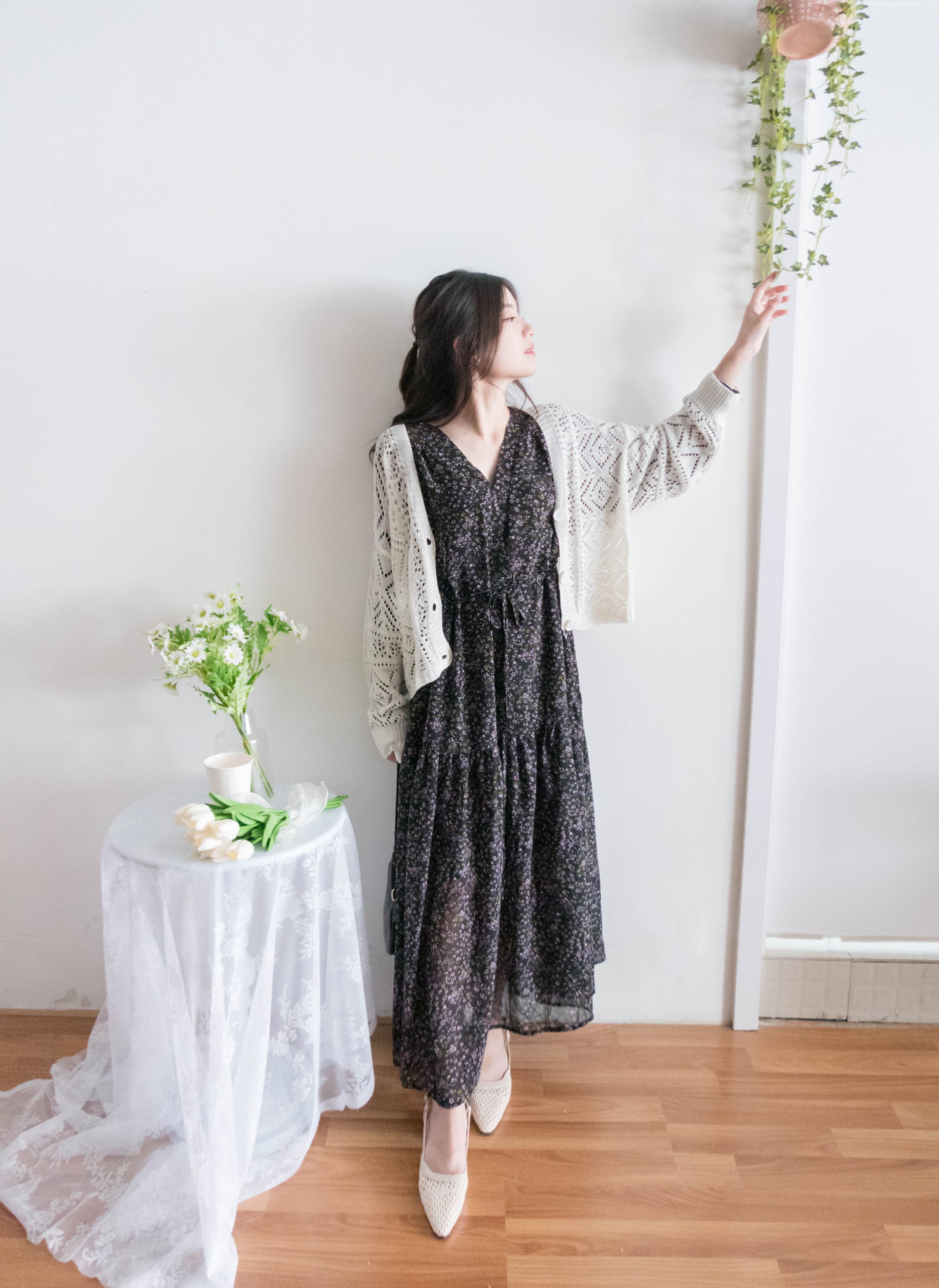 Weave 氣質幾何織紋通花外套, Cardigan/ CD8123