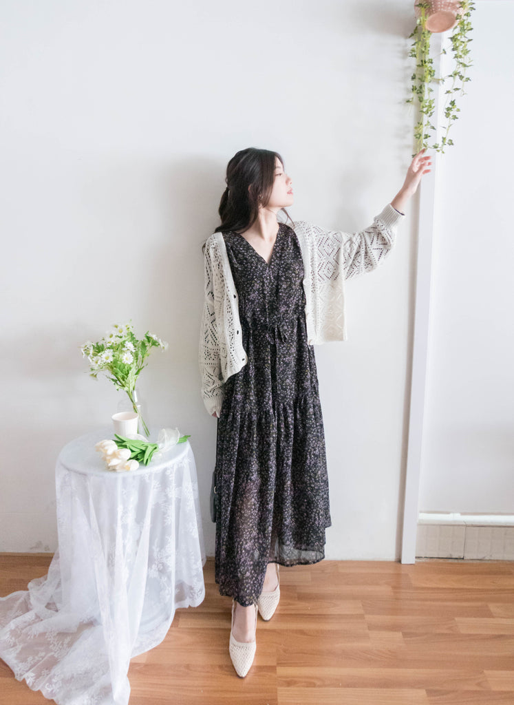 Weave 氣質幾何織紋通花外套, Cardigan/ CD8123