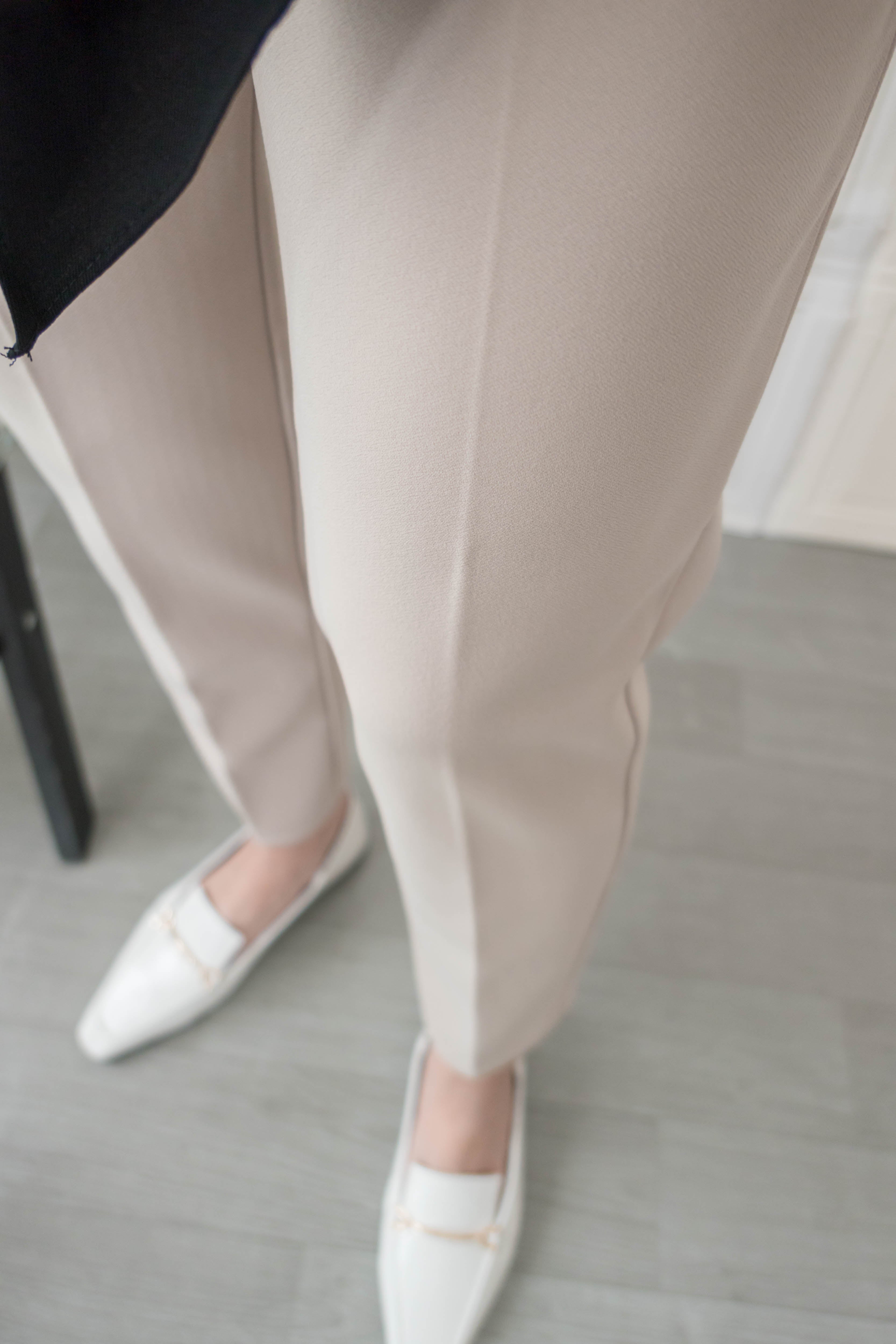 Beige 全彈性質料修腳不貼西褲, Pants/ PT8397