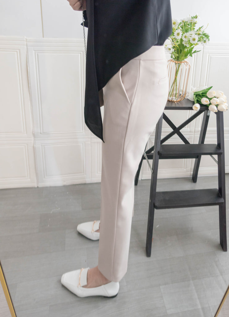 Beige 全彈性質料修腳不貼西褲, Pants/ PT8397