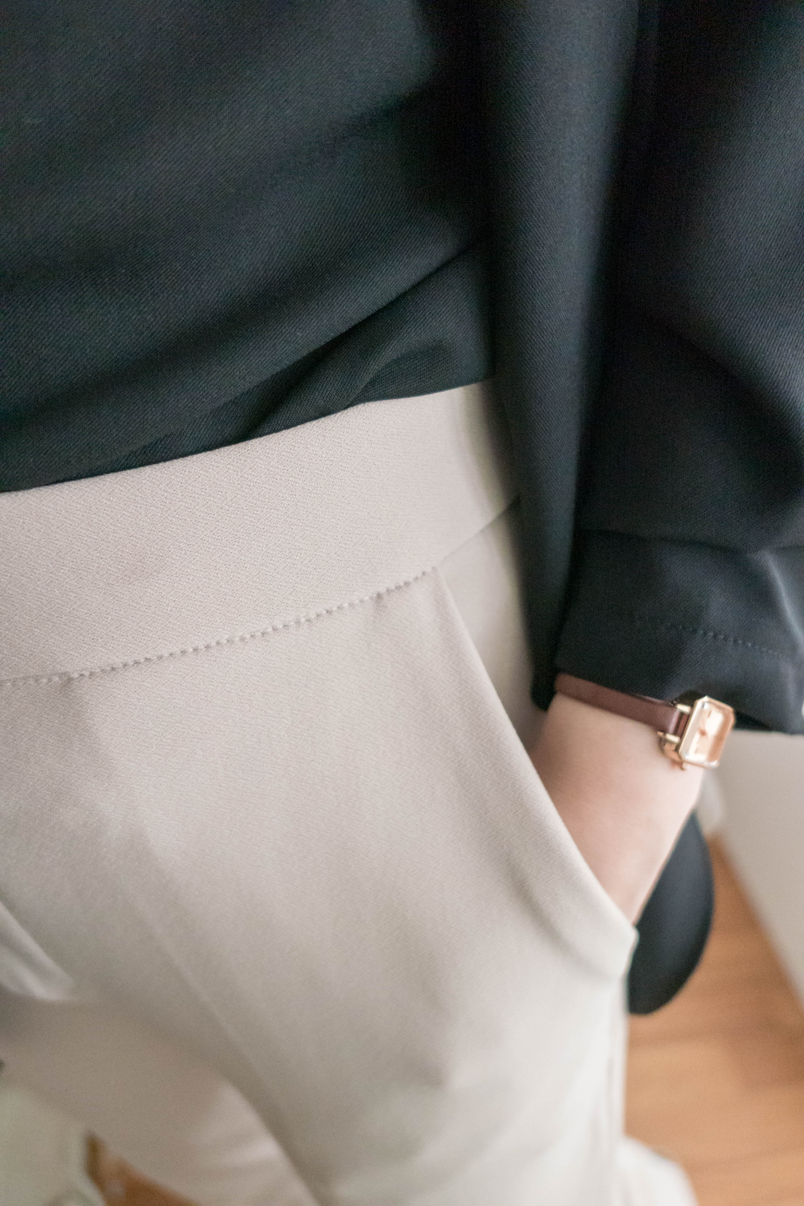 Beige 全彈性質料修腳不貼西褲, Pants/ PT8397