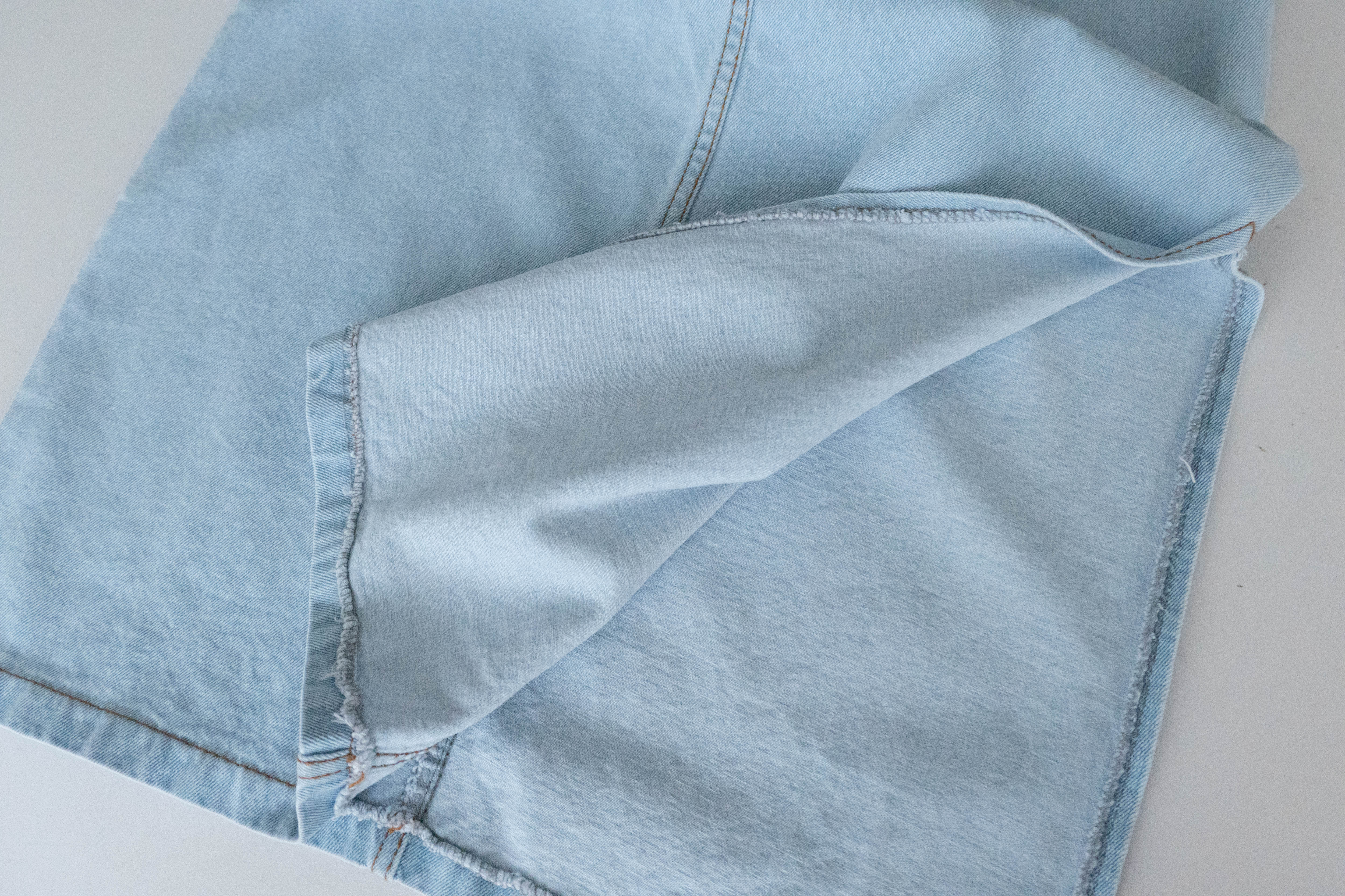 Denim 不貼直身側開叉牛仔裙, Skirt/ SK8742