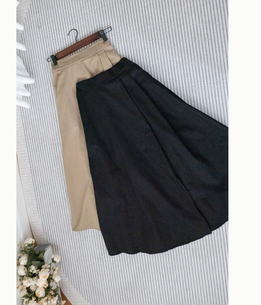 Asymmetrical 不規則口袋後橡筋傘裙, Skirt/ SK8741