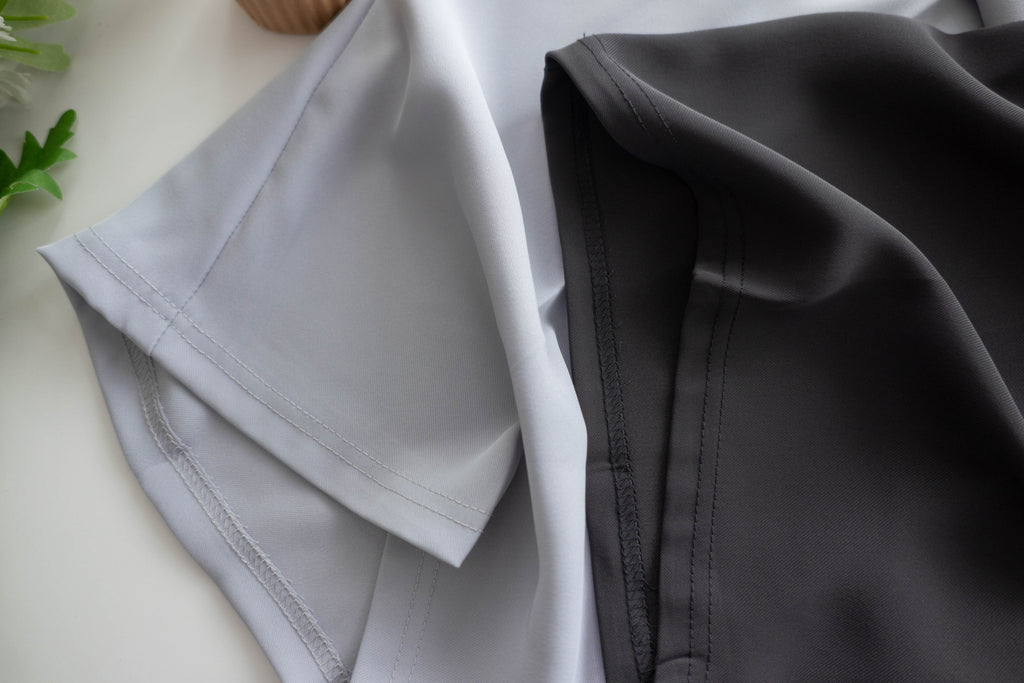 Jersey 修飾腿形100%防皺高質垂感雲石鈕闊腳褲, Pants/ PT8398 (百搭炭黑 Charcoal sold out)