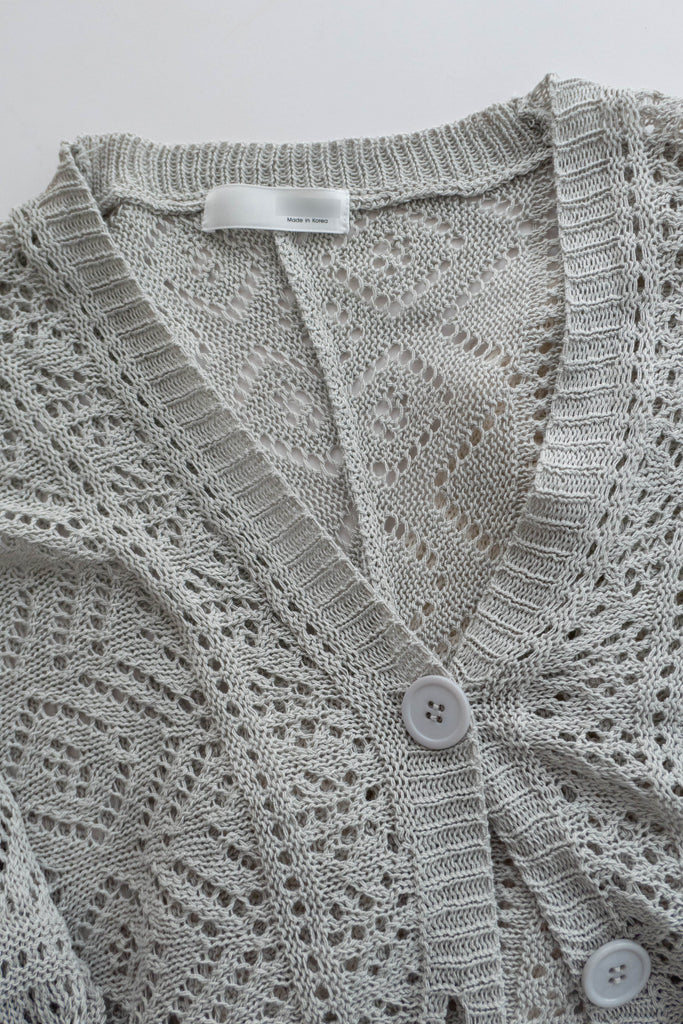 Weave 氣質幾何織紋通花外套, Cardigan/ CD8123