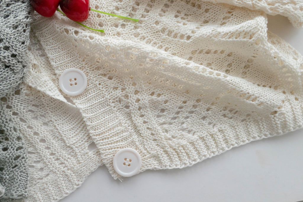 Weave 氣質幾何織紋通花外套, Cardigan/ CD8123
