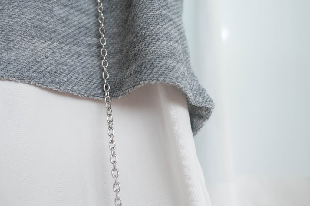 Crop Shirt 假兩件短線衫拼恤衫, Top/ TP8898 (Ivory sold out)