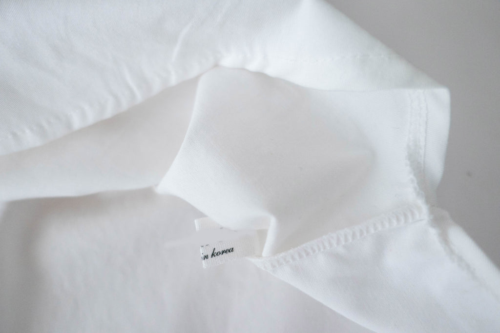Crop Shirt 假兩件短線衫拼恤衫, Top/ TP8898 (Ivory sold out)