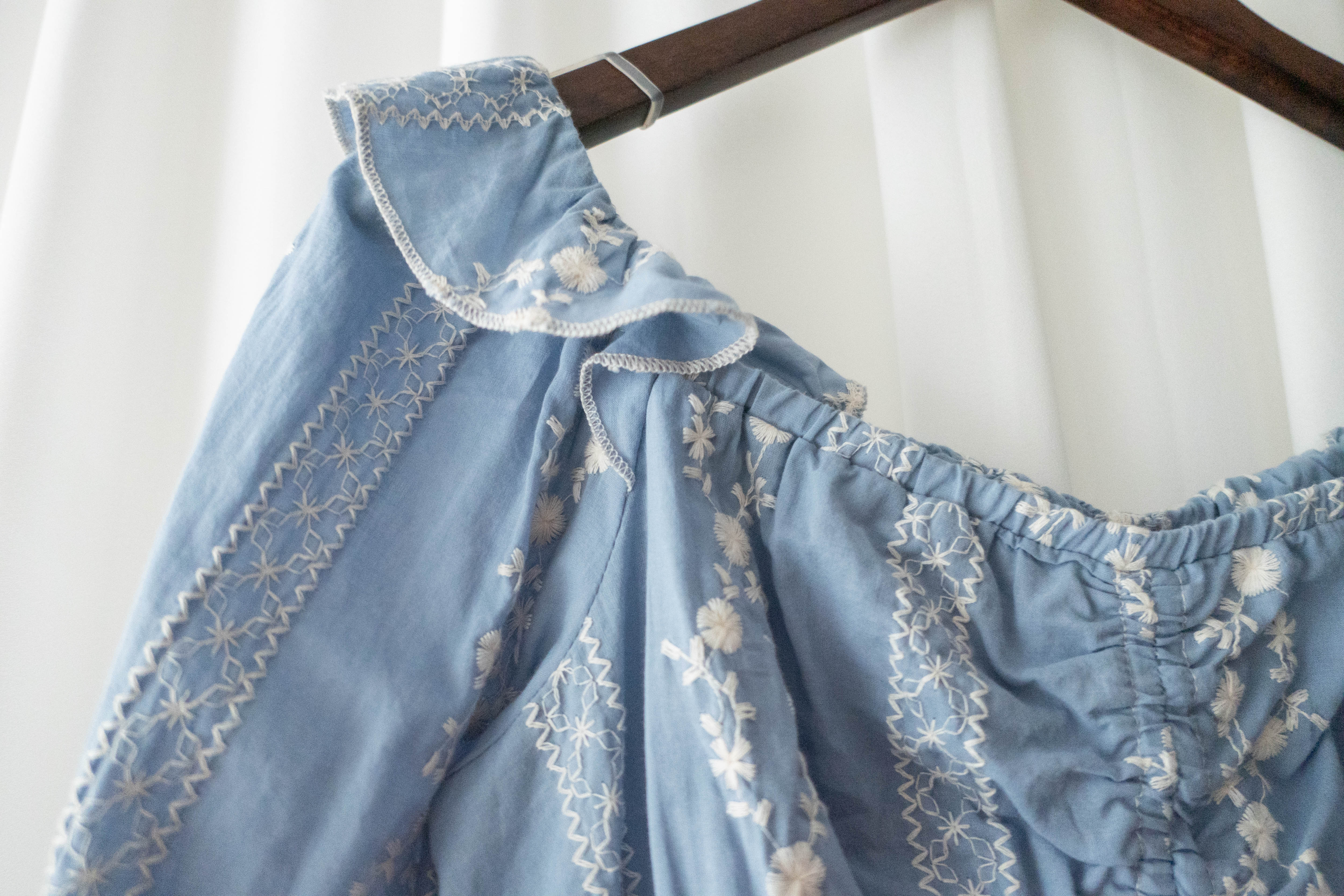 Ethnic 民族繡花修腰傘形上衣, Blouse/ BU8978 (不設訂貨款)