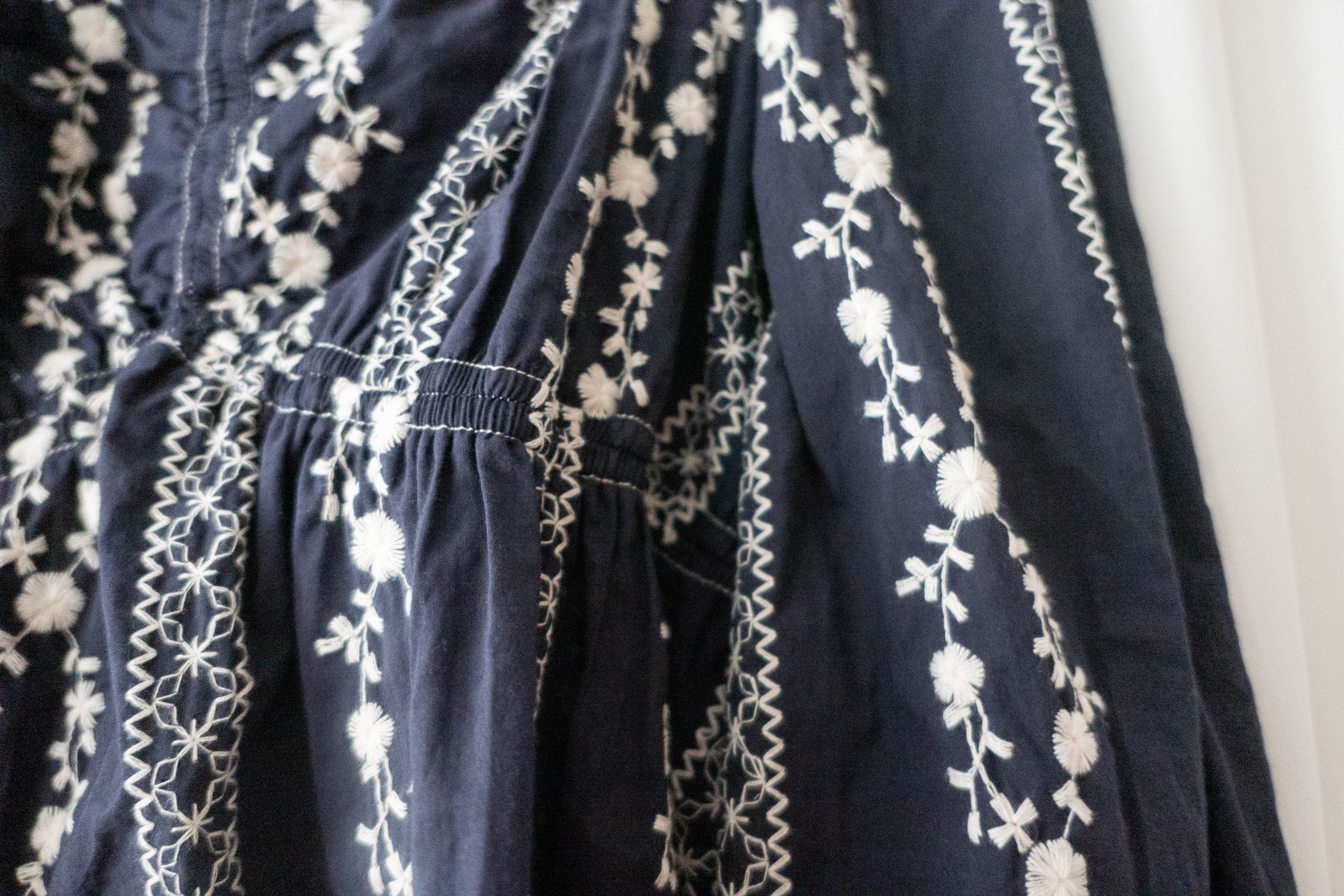 Ethnic 民族繡花修腰傘形上衣, Blouse/ BU8978 (不設訂貨款)
