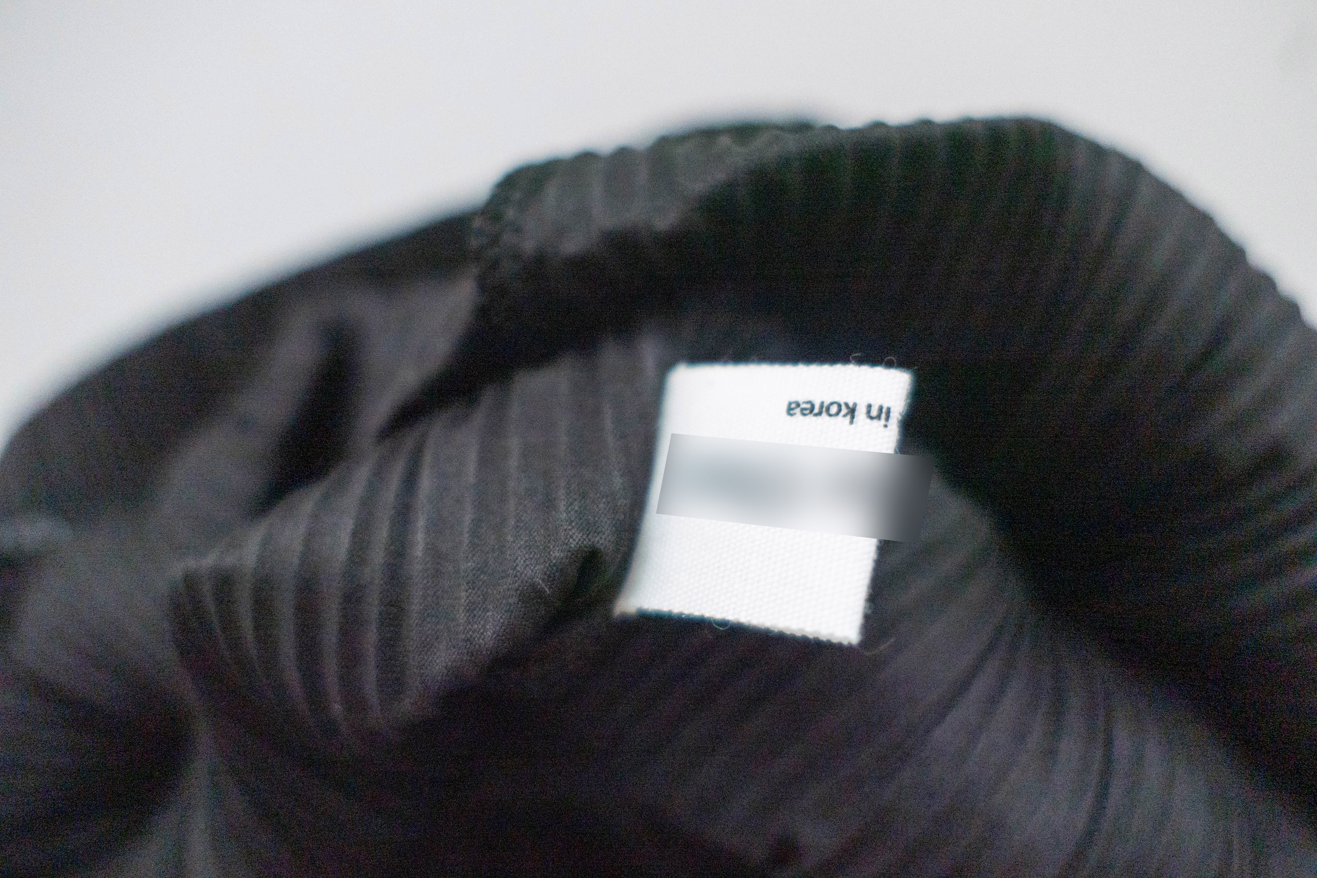 Black Pleated 黑色百褶垂感修腳長褲, Pants/ PT8395