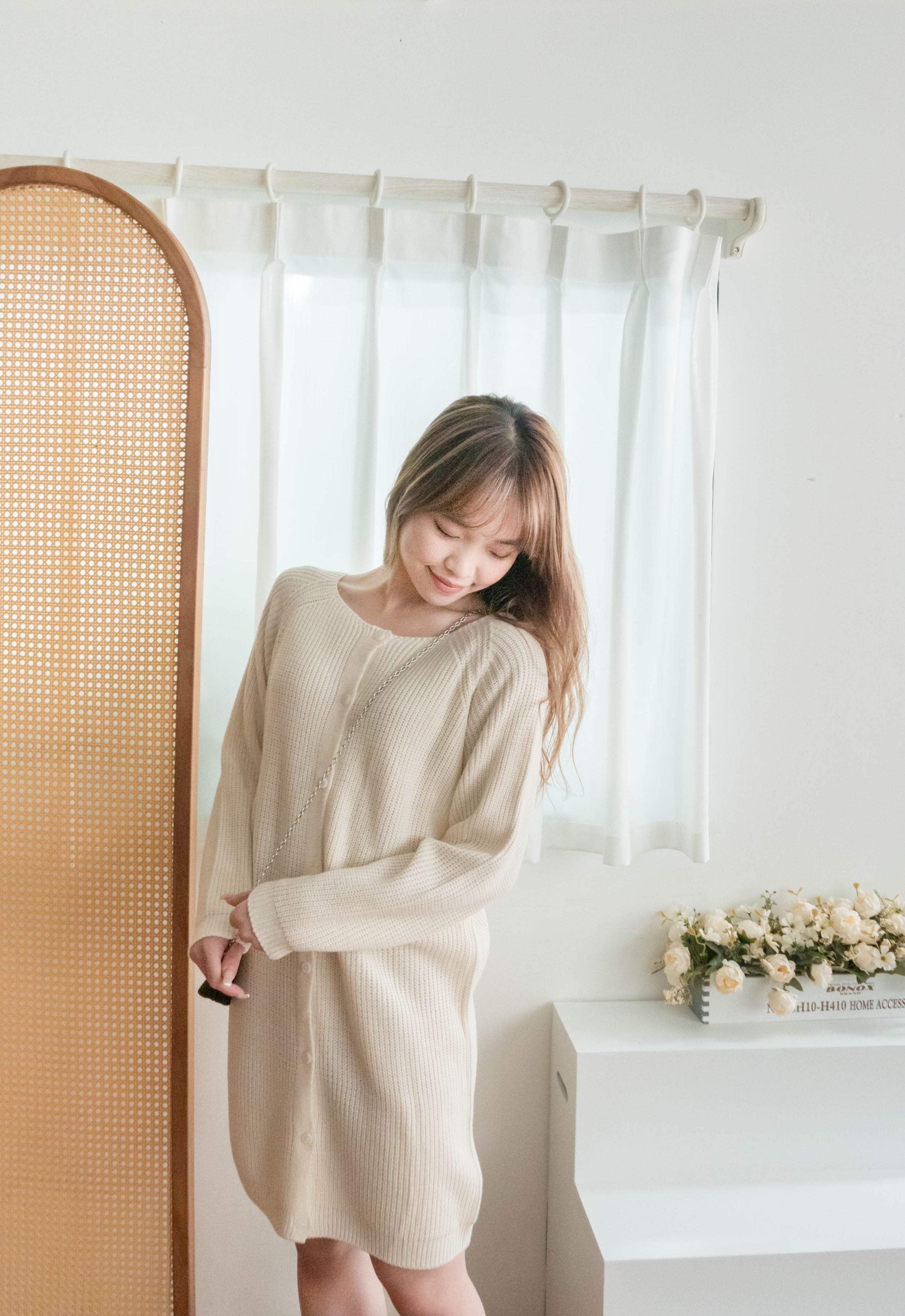 TKnit 入膊線顯瘦慵懶氣質針織連身裙或外套, Dress/ DS9340