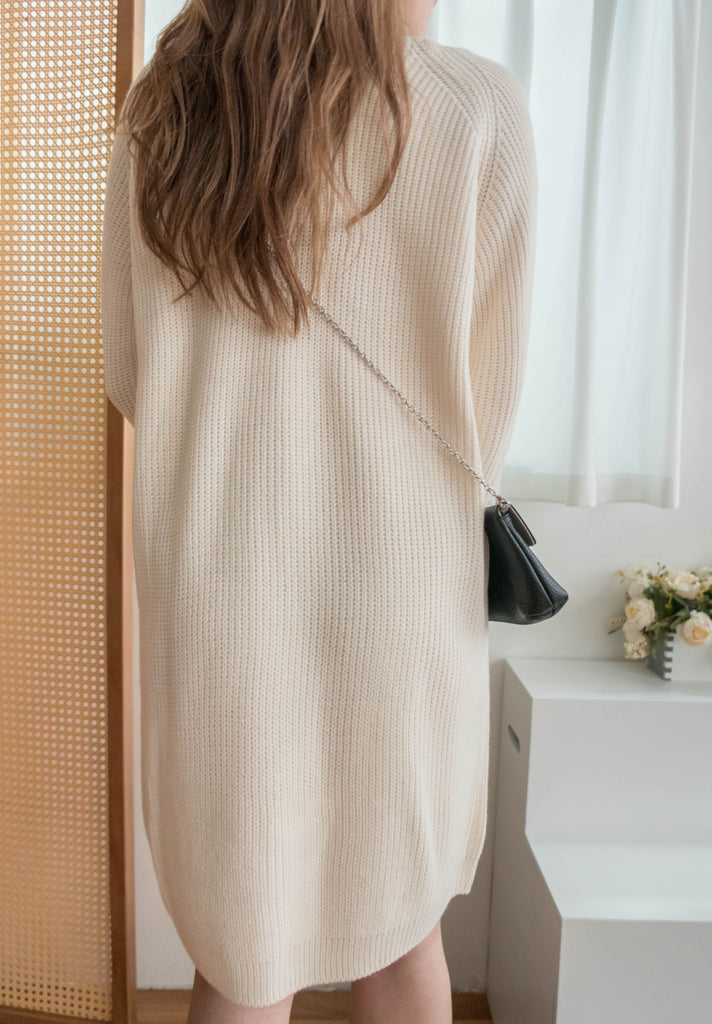 TKnit 入膊線顯瘦慵懶氣質針織連身裙或外套, Dress/ DS9340