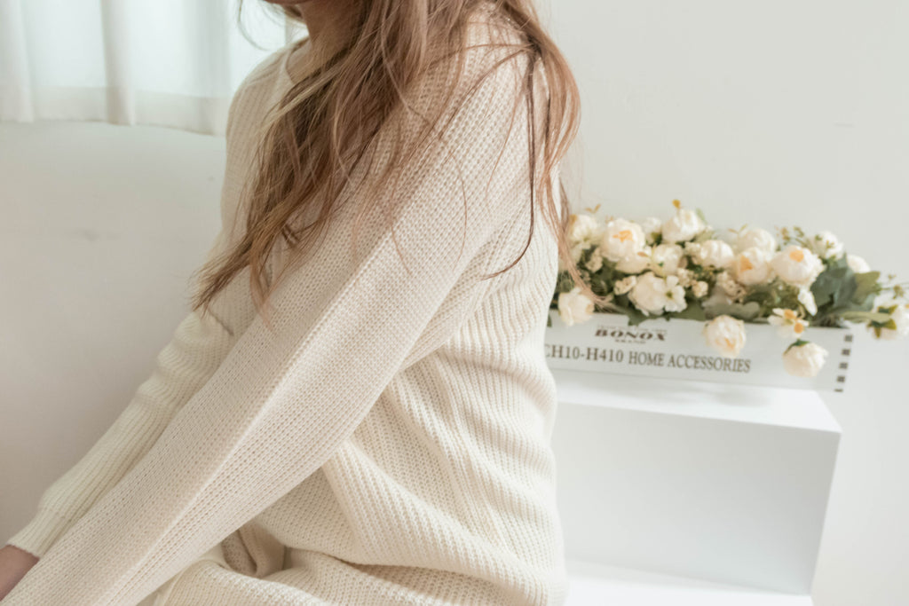 TKnit 入膊線顯瘦慵懶氣質針織連身裙或外套, Dress/ DS9340