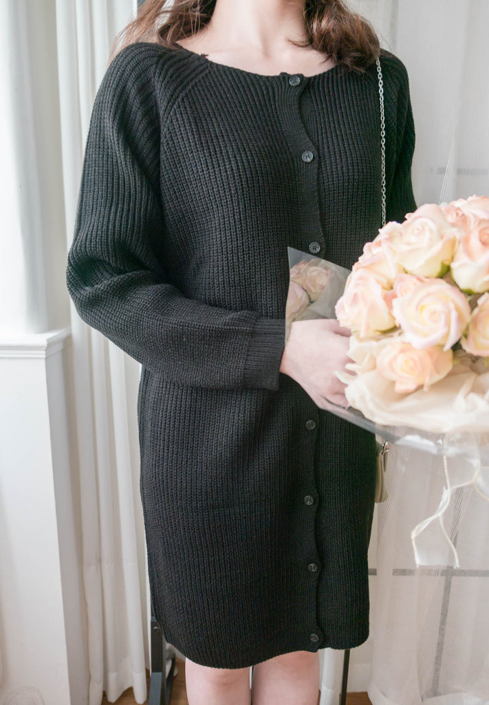 TKnit 入膊線顯瘦慵懶氣質針織連身裙或外套, Dress/ DS9340