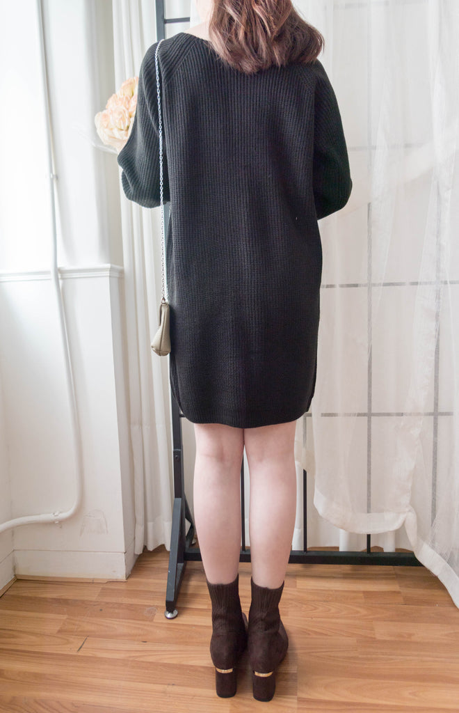 TKnit 入膊線顯瘦慵懶氣質針織連身裙或外套, Dress/ DS9340