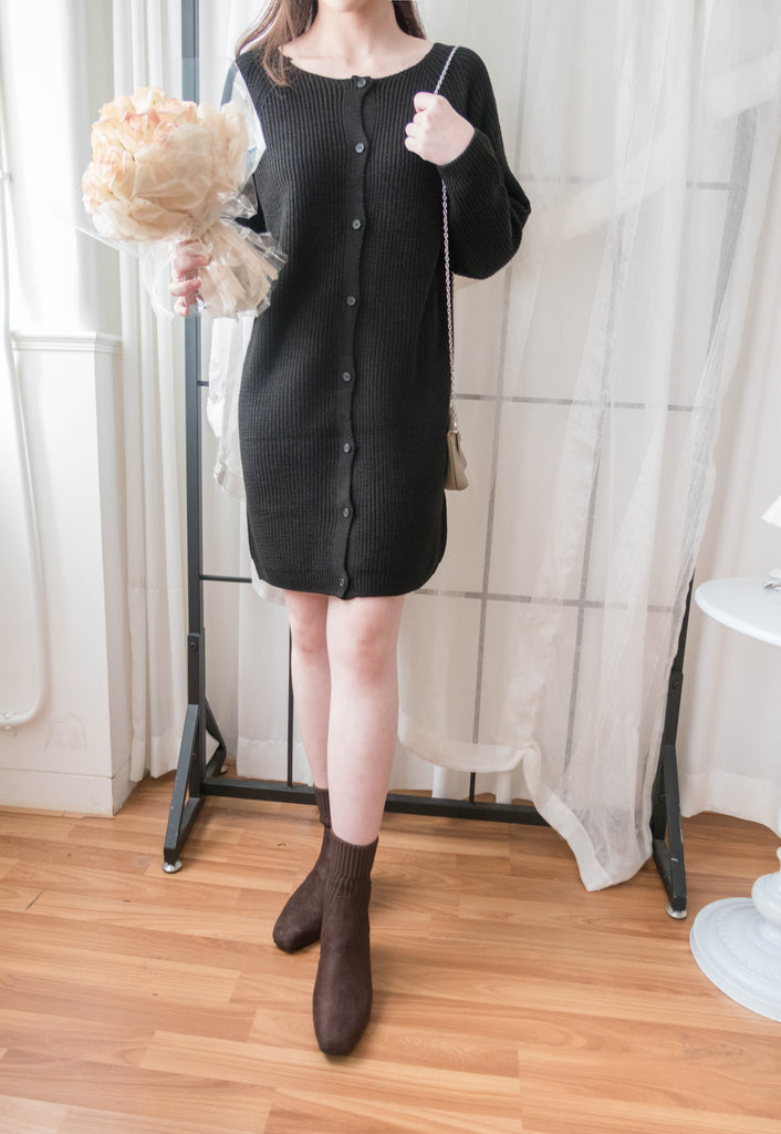 TKnit 入膊線顯瘦慵懶氣質針織連身裙或外套, Dress/ DS9340
