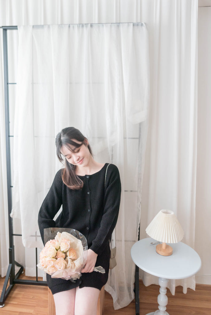 TKnit 入膊線顯瘦慵懶氣質針織連身裙或外套, Dress/ DS9340