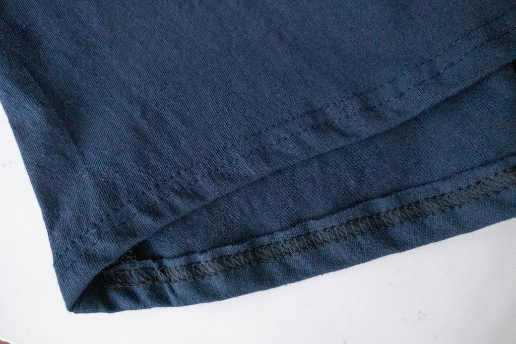 Navy Twist 深藍色側扭紋舒適棉質連身裙, Dress/ DS9356