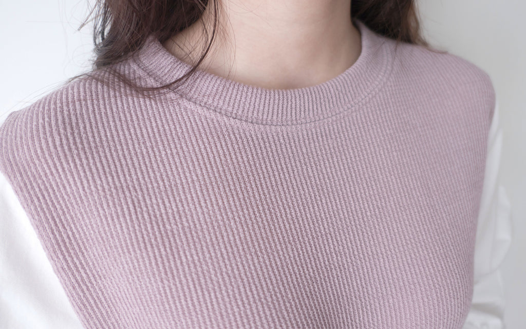 Lady Shirt 粉色假兩件恤衫手袖(連腰帶黑或啡隨機), Dress/ DS9359