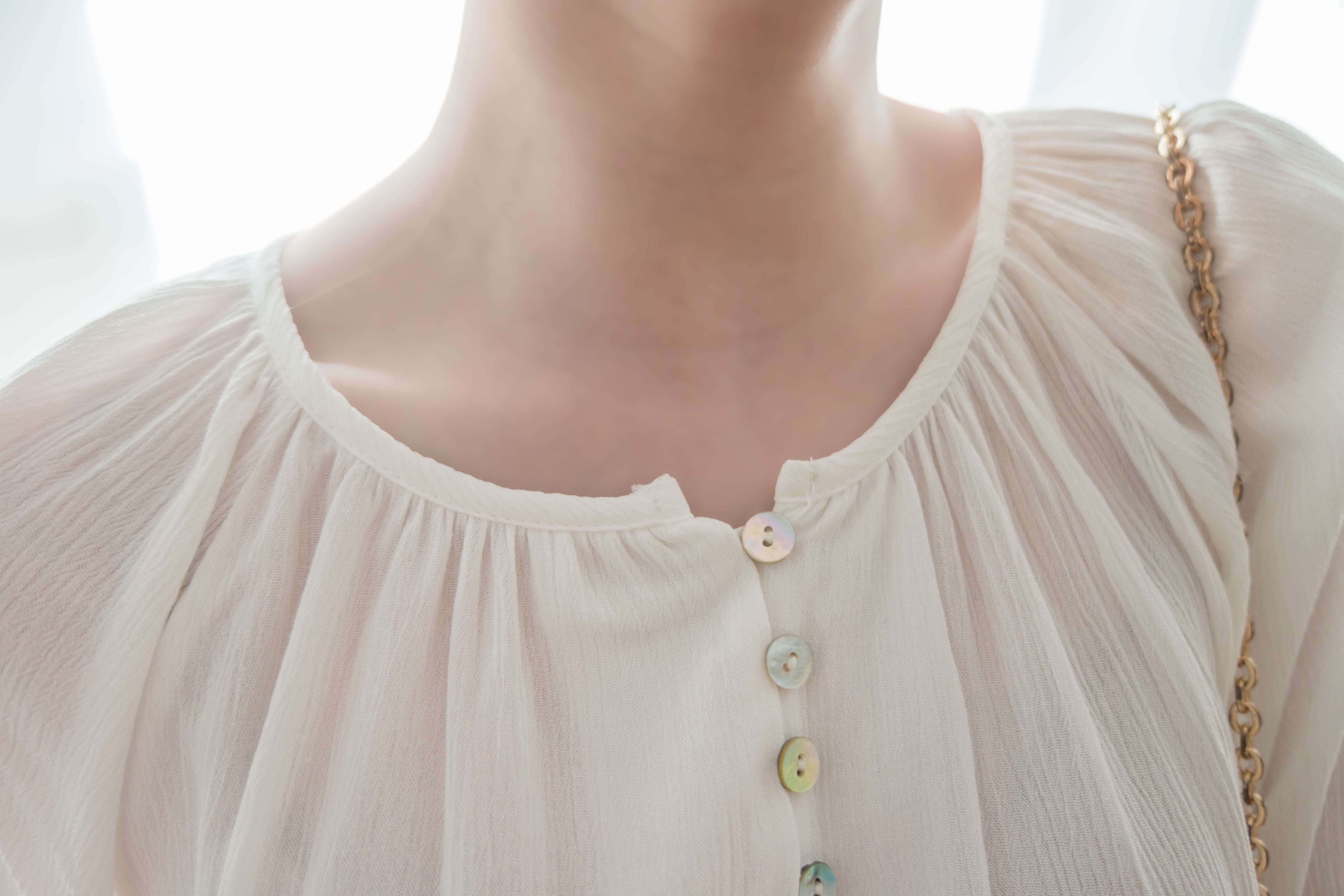 Fairy White 輕盈仙氣純白傘上衣, Blouse/ BU8984