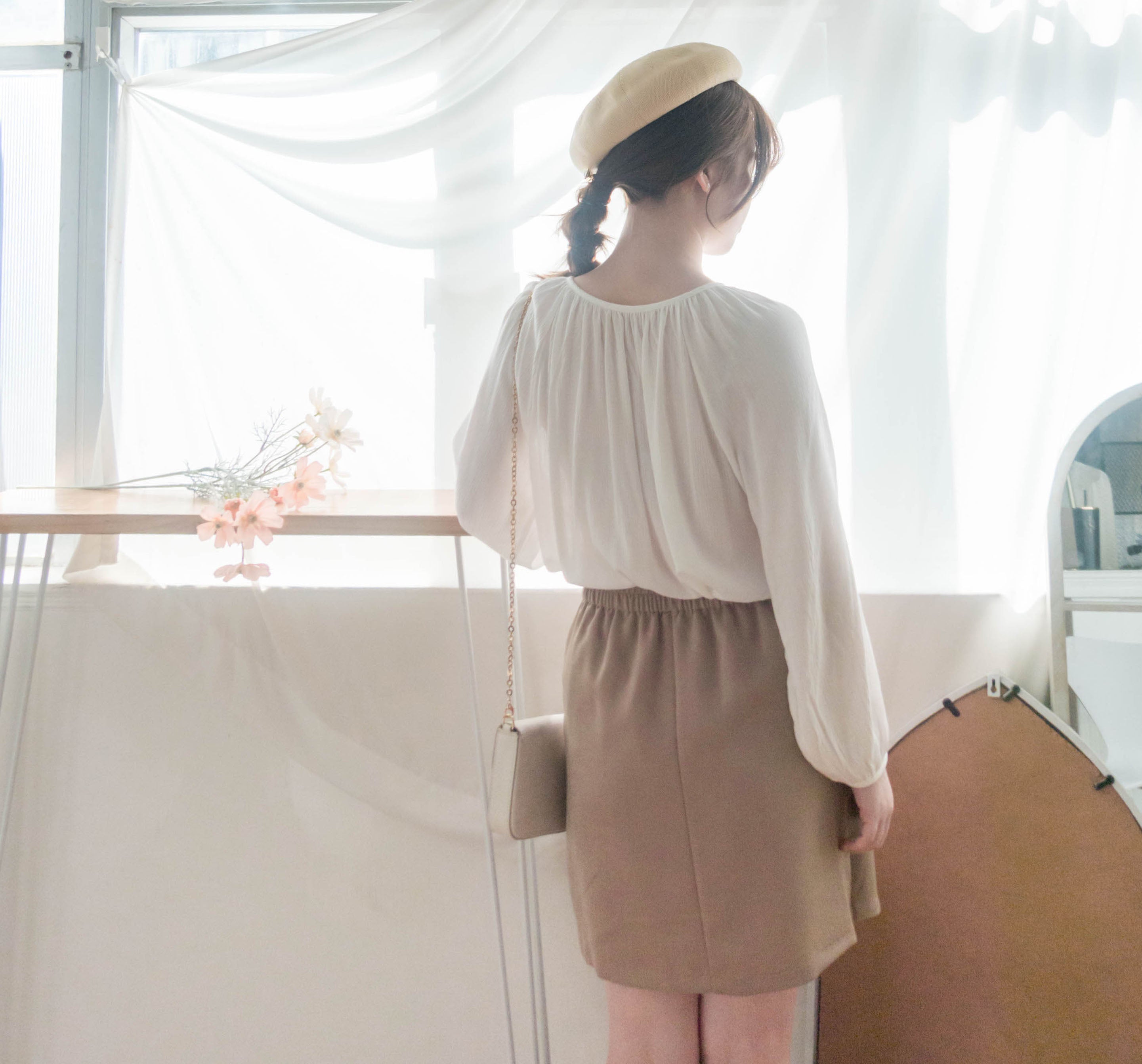 Fairy White 輕盈仙氣純白傘上衣, Blouse/ BU8984