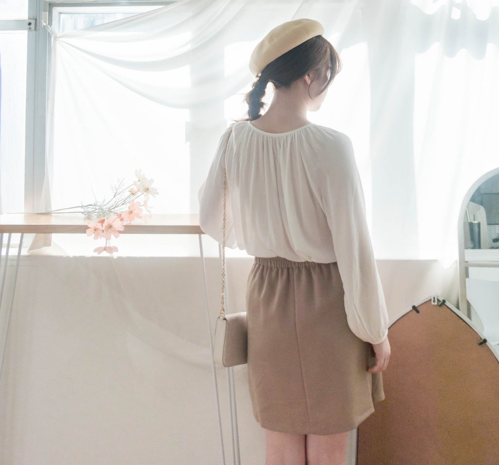 Fairy White 輕盈仙氣純白傘上衣, Blouse/ BU8984