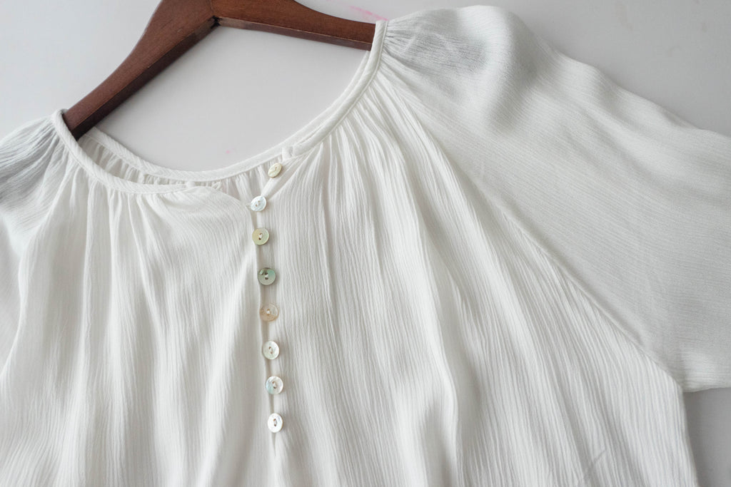 Fairy White 輕盈仙氣純白傘上衣, Blouse/ BU8984