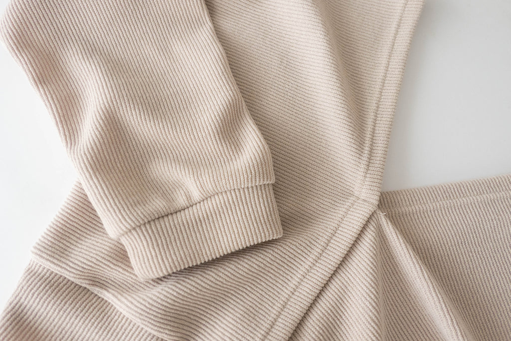 Beige Fishtail 杏色層次前後兩著彈性套裝, Dress/ DS9358