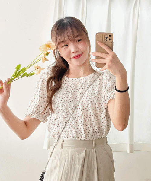 [SALE] 皺皺Ruffle Tee #8607 main image 0