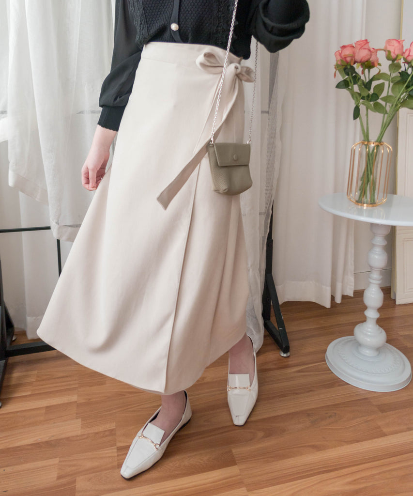 Slim Waist 包裹式穿著微A形顯瘦半身裙, Dress/ SK8748